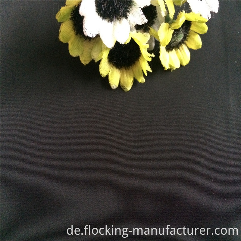 75D Black Poly Memory Fabric for Warm Parka